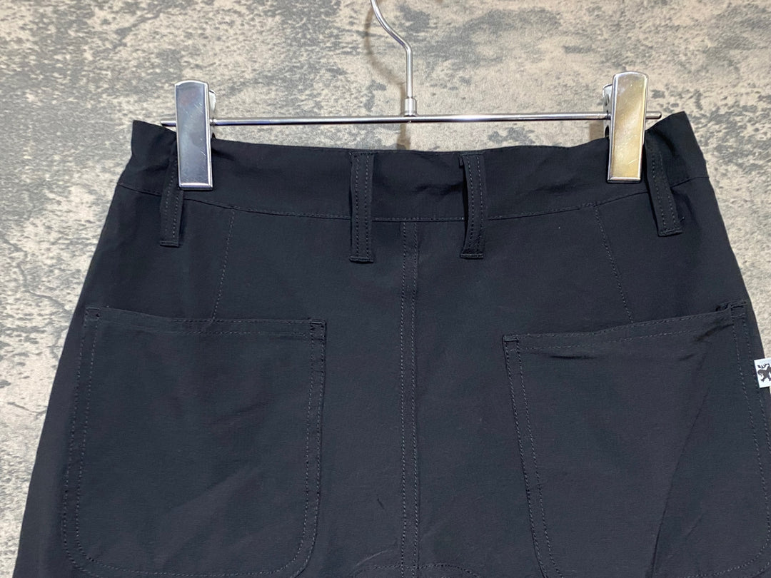 KA332 カペルミュール KAPELMUUR リップストップ 3Dクロップドパンツ 黒 S