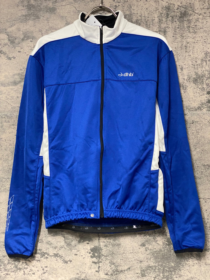 KF484 dhb 長袖 サイクルジャージ 青 S 裏起毛
