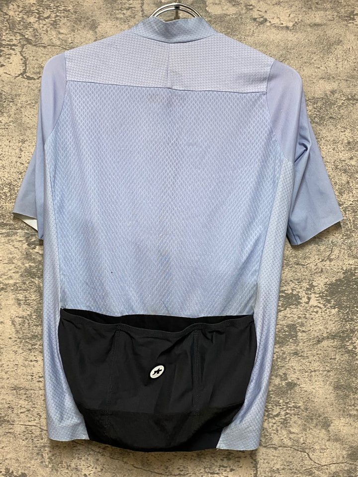 JM972 アソス assos CLIMA CODE 1/3 サイクルジャージ 半袖 水色 XSサイズ