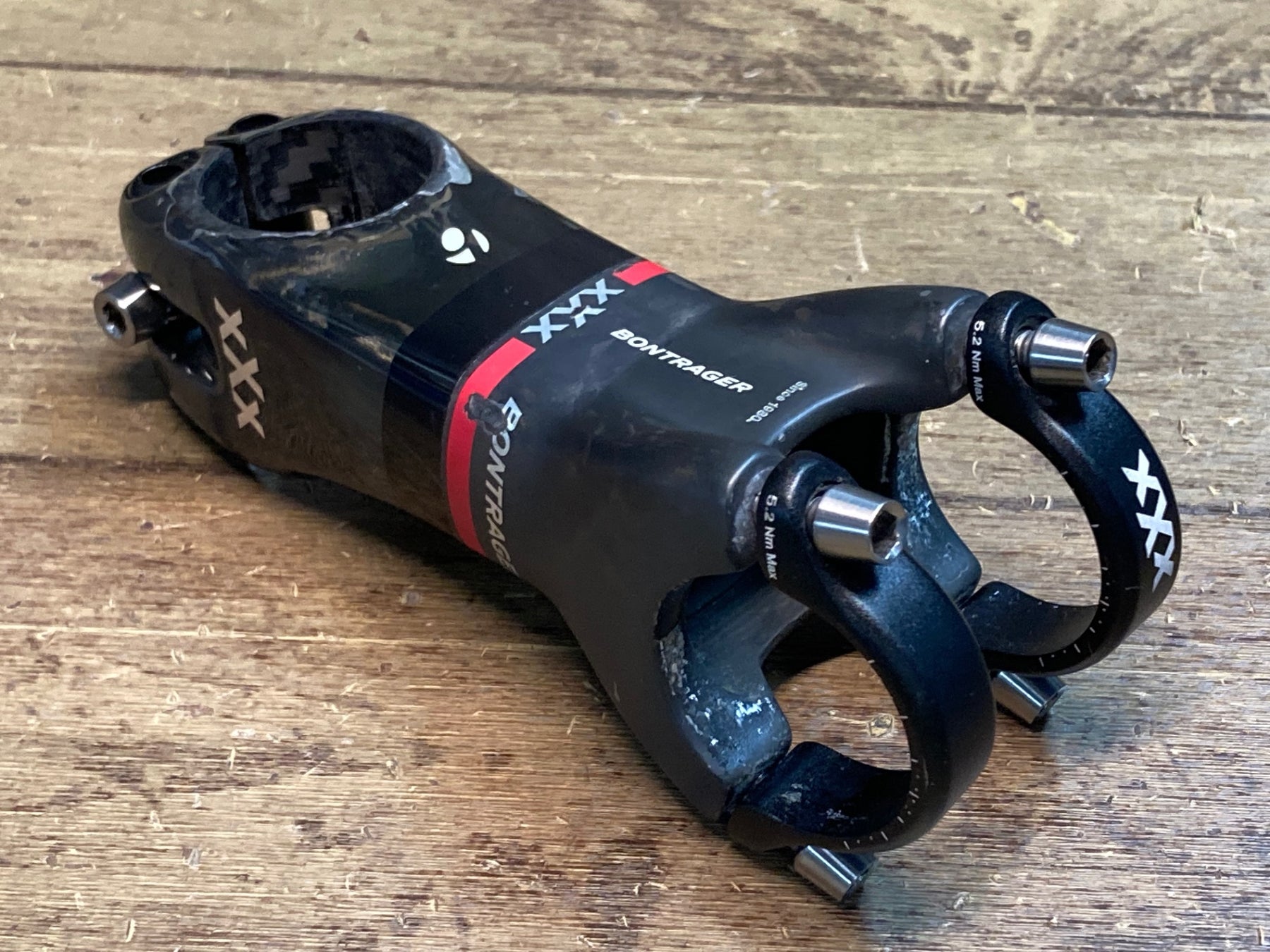 JC735 ボントレガー BONTRAGER XXX カーボン ステム 90mm 7° Φ31.8 OS