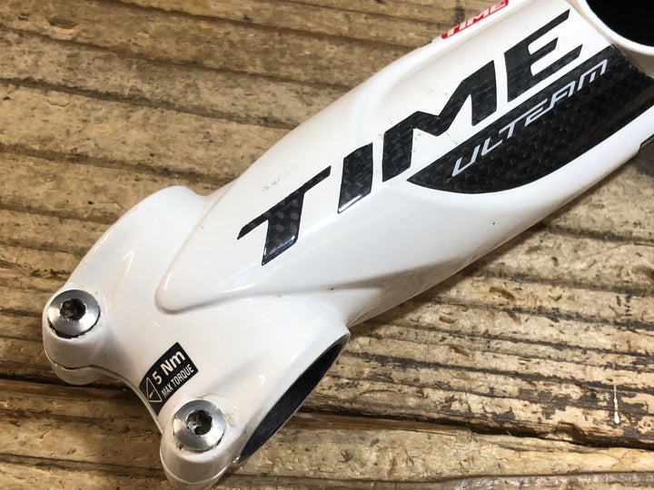 KK414 タイム TIME RTM ULTEAM カーボンステム 白 Φ31.8 OS 130mm