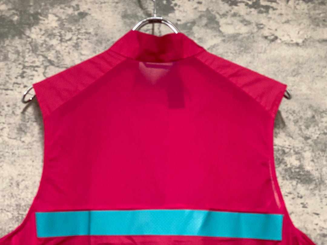 JU402 ラファ Rapha BREVET GILET WITH POCKETS サイクルベスト ジレ 赤 L