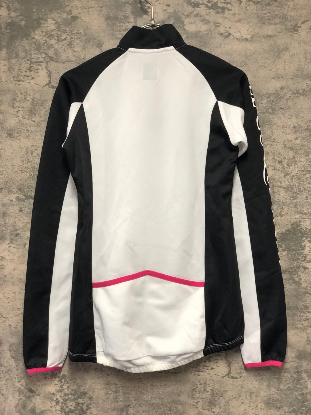 KJ899 ルコックスポルティフ le coq sportif 長袖 サイクルジャージ 白 黒 S