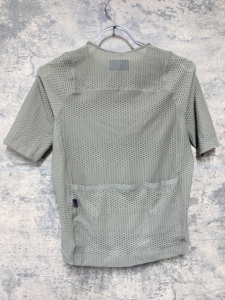 KJ285 パスノーマルスタジオ PAS NORMAL STUDIOS Men's Mechanism Pro Zipless Jersey 半袖 サイクルジャージ グレー M