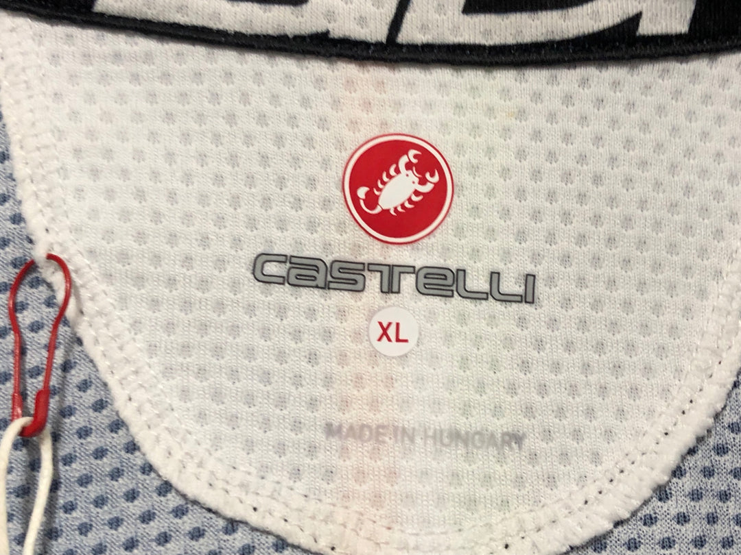 JV725 カステリ CASTELLI DINO 2 シディ SIDI 半袖 サイクルジャージ 黒赤 XL