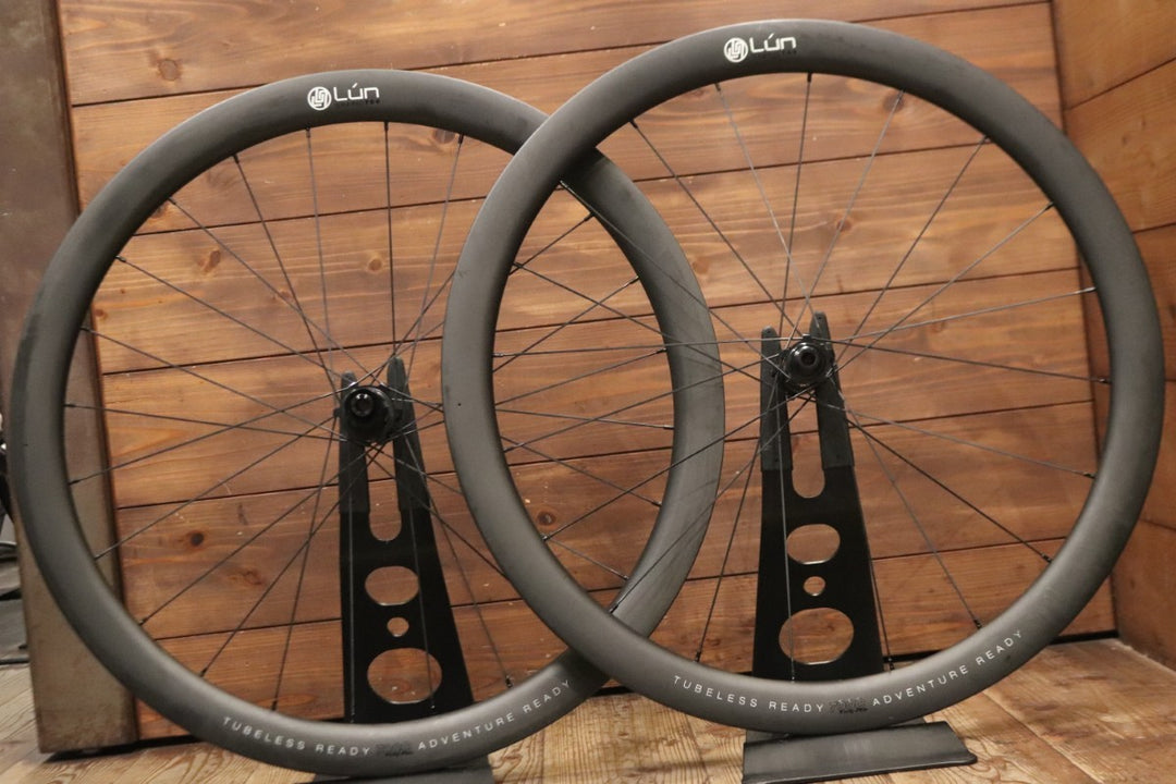 ルン LUN GRAPID700 FORTY-FIVE グラべル オールロード シマノ11S/12S 25C カーボン チューブレスレディ ホイールセット 【東京南麻布店】