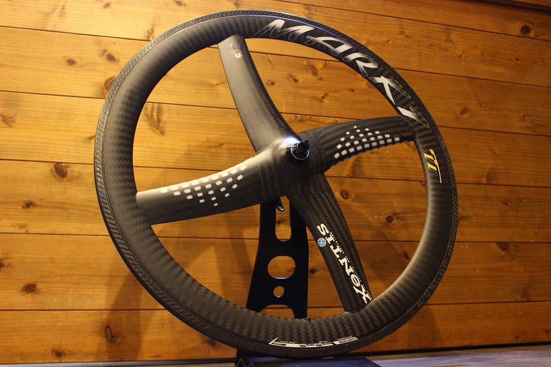 ゼンティス XENTIS マーク1 MARK 1 TT カーボン チューブラー フロントホイール バトンホイール 前輪のみ 幅21mm 【名古屋店】