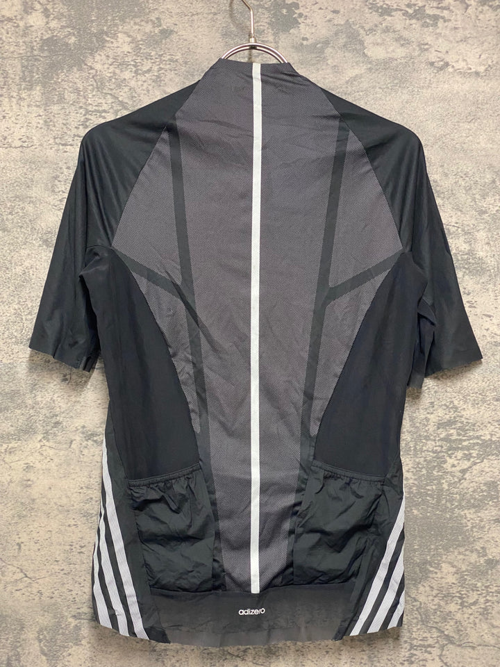 KC169 アディダス adidas 半袖 サイクルジャージ 黒 M adizero light makesfast