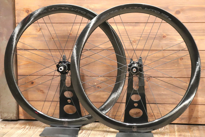 カンパニョーロ CAMPAGNOLO ボーラ ウルトラ BORA ULTRA WTO 45 DB カーボン チューブレス ホイールセット シマノ11S/12S 19C 【東京南麻布店】