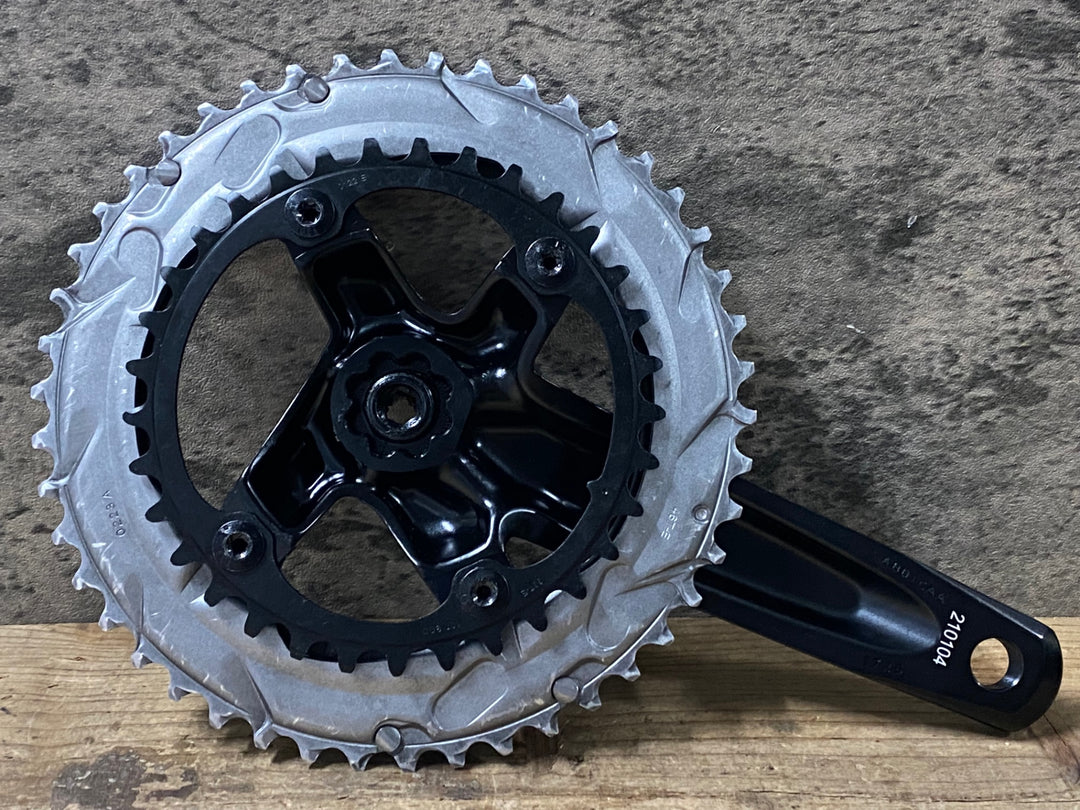 KC439 スラム SRAM RIVAL D1 クランクセット 172.5ｍｍ 46/33T ※チェーンリング割れありのためジャンク