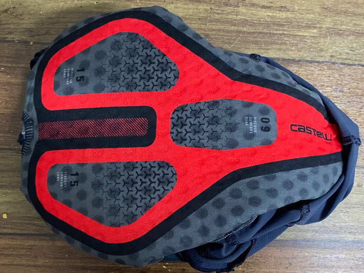 JT757 カステリ CASTELLI ビブショーツ ネイビー S