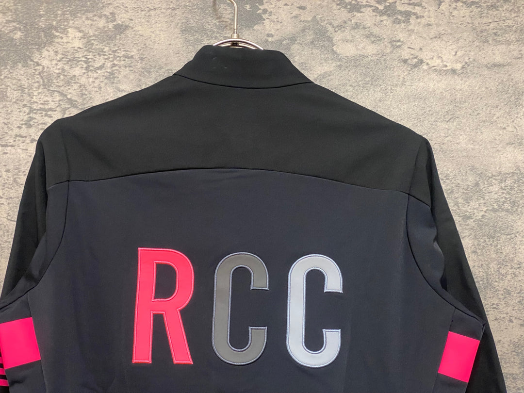 JP162 ラファ Rapha MEN'S RCC PRO TEAM TRAINING JACKET 長袖 サイクルジャケット 黒 M 裏起毛