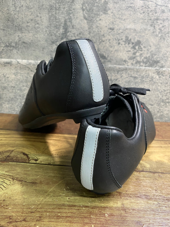 JE369 クオック QUOC NIGHT レザー ビンディングシューズ 黒 EU38.5 3穴