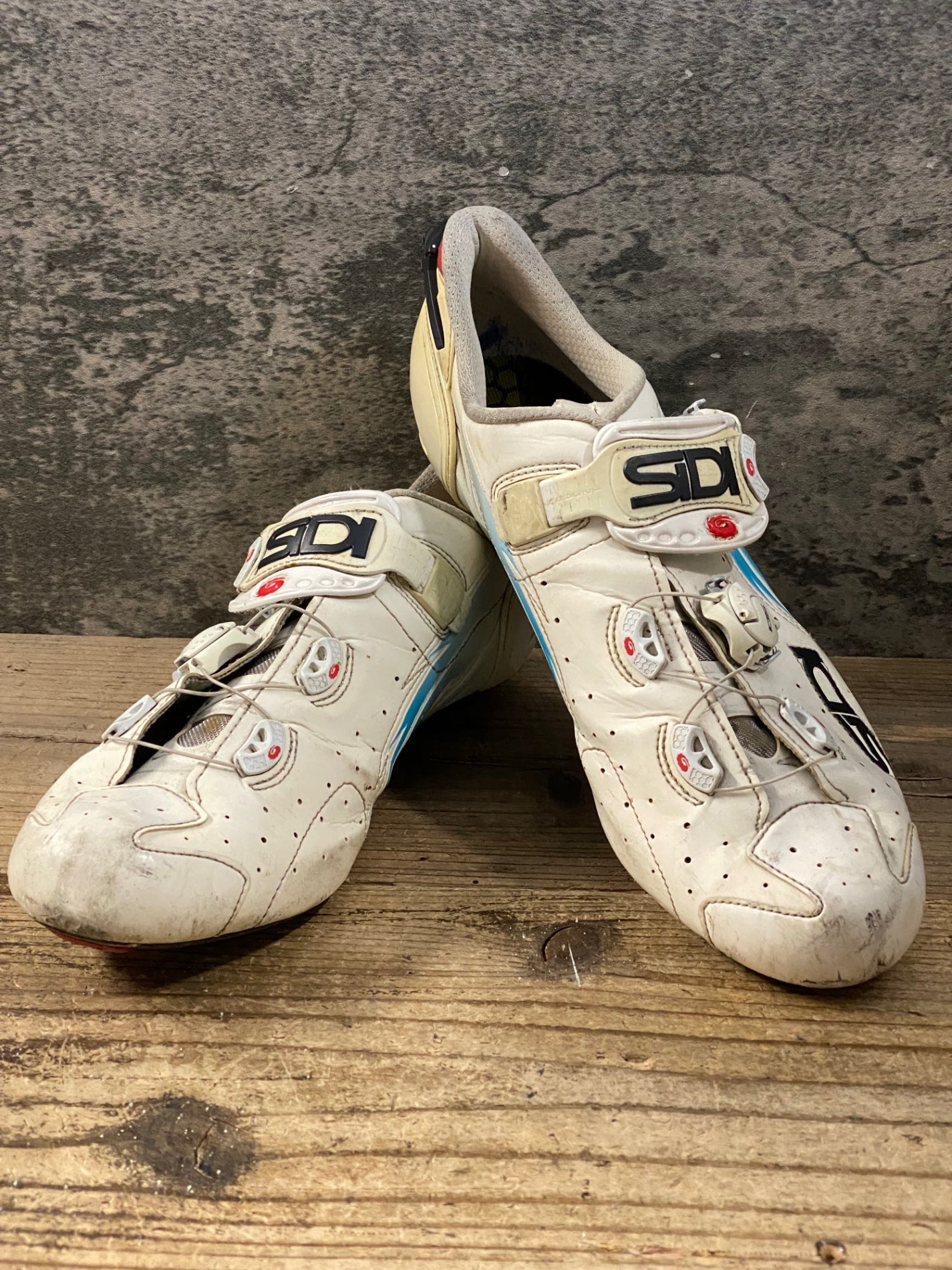 KE048 シディ SIDI WIRE CARBON ビンディングシューズ ホワイト EU46 3