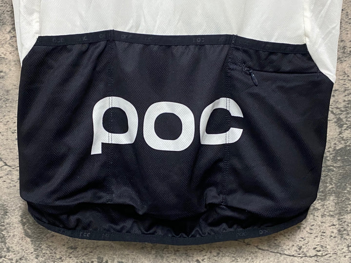 KB263 ポック POC 半袖 サイクルジャージ 赤 白 黒 XS