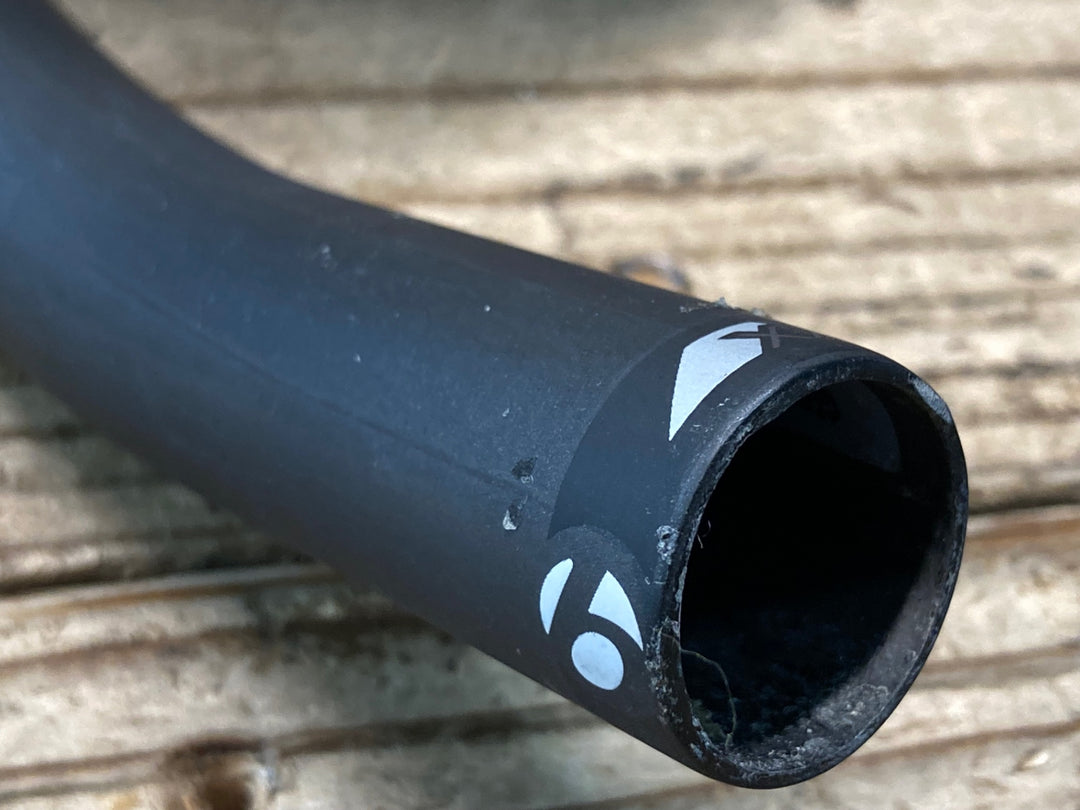 JK419 ボントレガー BONTRAGER XXX AERO カーボン ドロップハンドル Φ31.8 ブラケットC-C400mm ※レバー固定オーバートルクの為ジャンク