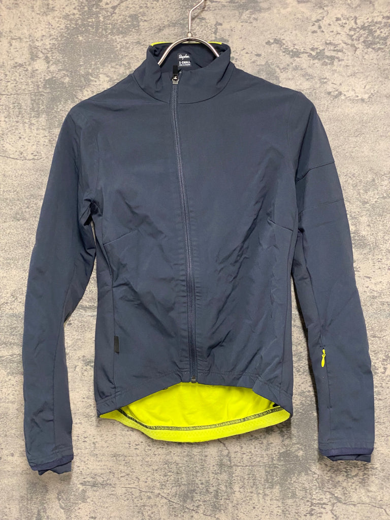 Rapha サイクルジャケット S ダークグレー KA233 ラファ Rapha 長袖 サイクルジャケット グレー 黃 XS 裏起毛