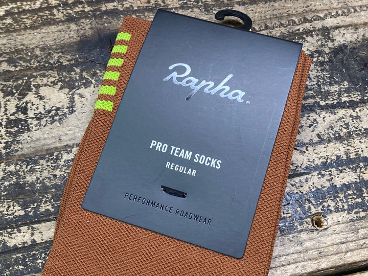JJ944 ラファ Rapha PRO TEAM SOCKS ソックス 茶 レギュラーサイズ M