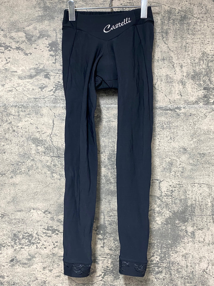 JU265 カステリ CASTELLI レーサータイツ 黒 レディース S