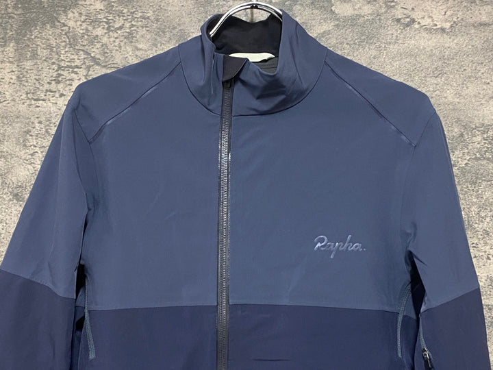 KM625 ラファ Rapha SPECIAL EDITON CLASIC WINTER JACKET 長袖 サイクルジャケット 紺 S