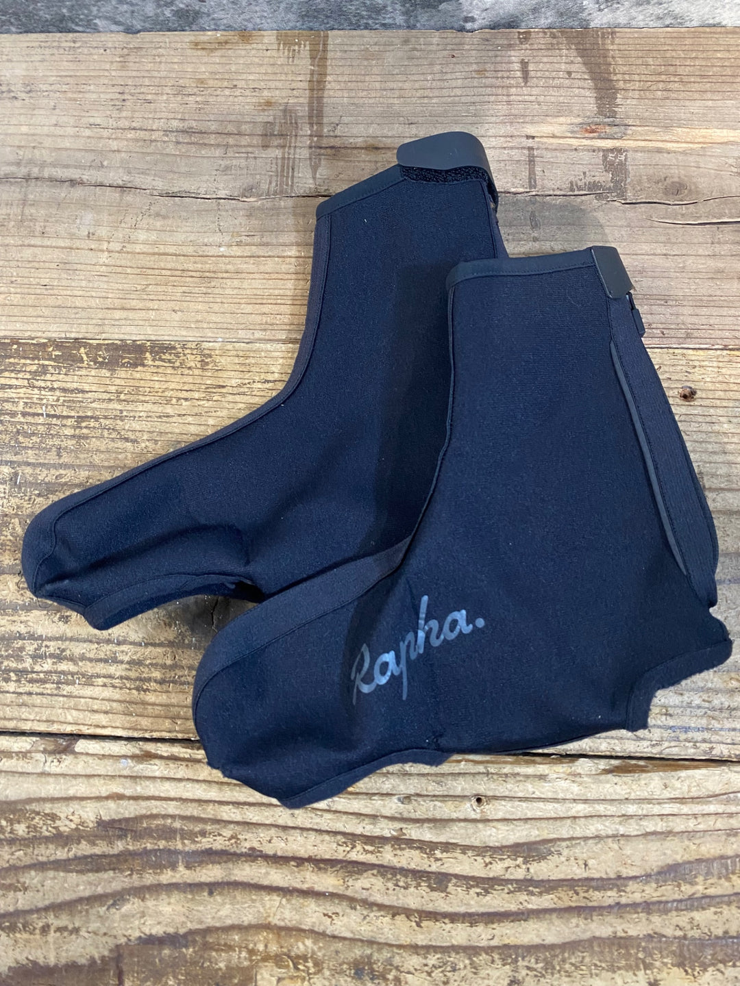 KI192 ラファ Rapha NEVER RIDE WITHOUT OVERSHOES レッグカバー 黒 M
