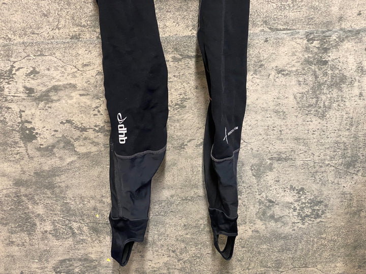KA852 dhb ビブタイツ 黒 S 裏起毛※スレ大
