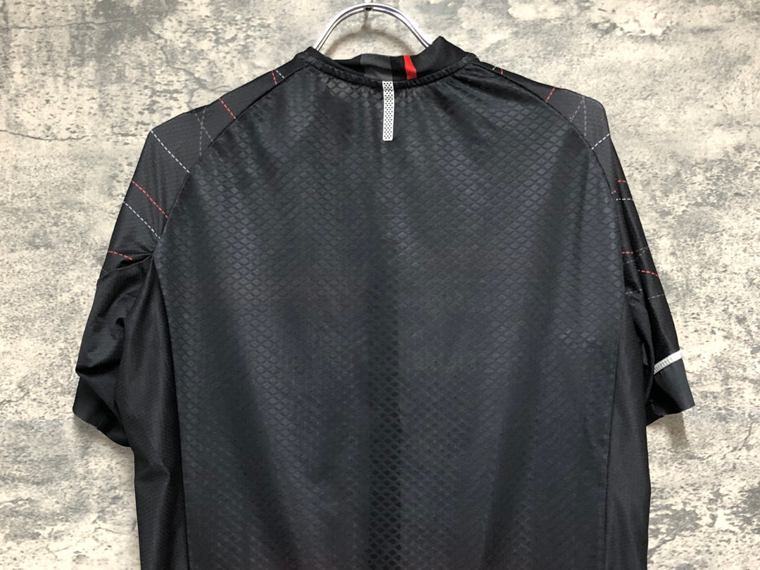 KD677 サンティック SANTIC 半袖 サイクルジャージ 黒 サイズ不明 ※タグカット