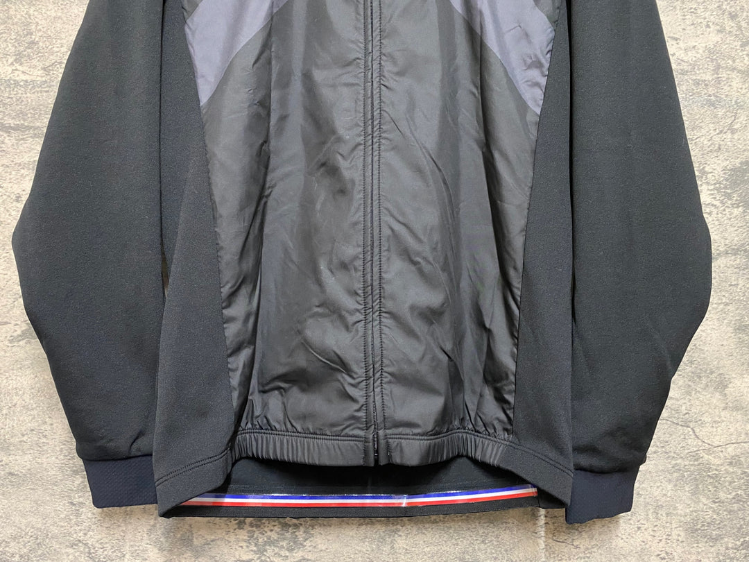 JN190 ルコックスポルティフ le coq sportif 長袖 サイクルジャージ 黒 L 裏起毛