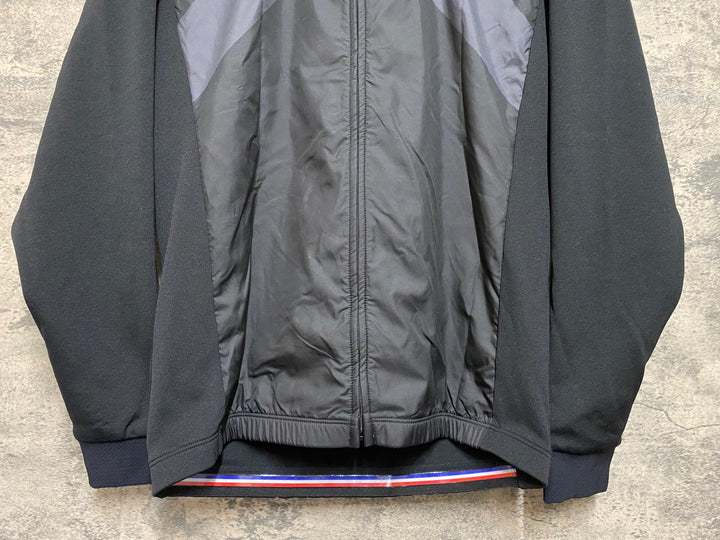 JN190 ルコックスポルティフ le coq sportif 長袖 サイクルジャージ 黒 L 裏起毛