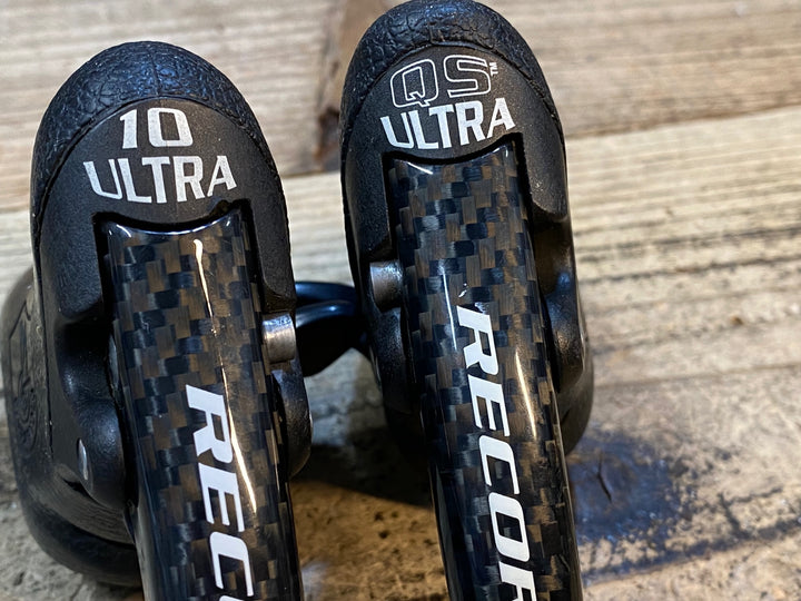 JV004 カンパニョーロ Campagnolo レコード RECORD QS ULTRA エルゴレバー 2x10s
