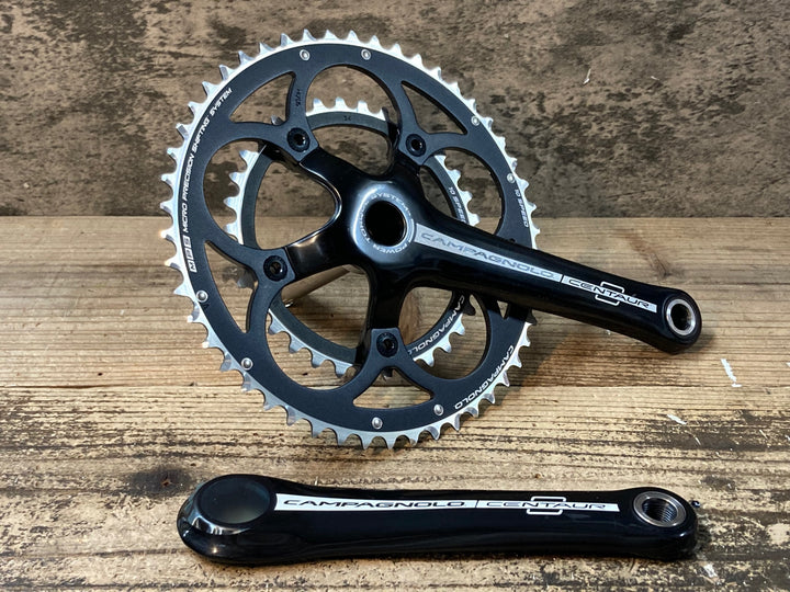 JR302 CAMPAGNOLO CENTAUR FC12-CE240 クランクセット 172.5mm 50/34T 黒 POWER TORQUE 10S
