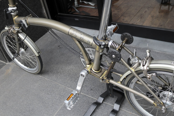 ブロンプトン BROMPTON P6L 2014モデル RAWカラー 外装2S×内装3S 折り畳み 16インチ 小径車 ミニベロ 【東京南麻布店】