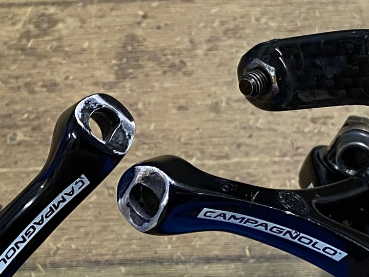 JO230 カンパニョーロ CAMPAGNOLO SUPER RECORD BR15-SR スケルトン キャリパーブレーキ セット