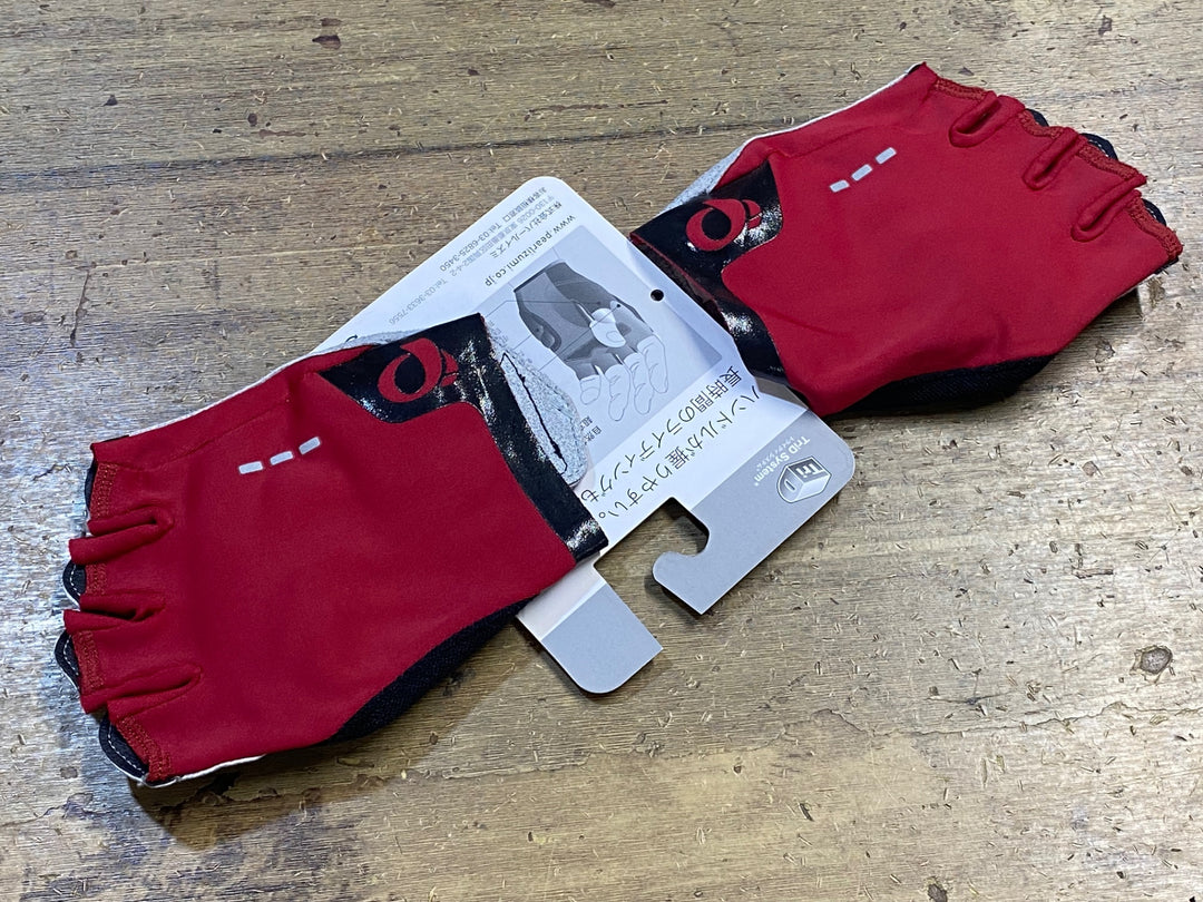KL316 パールイズミ PEARL iZUMi 指切 グローブ 赤 S