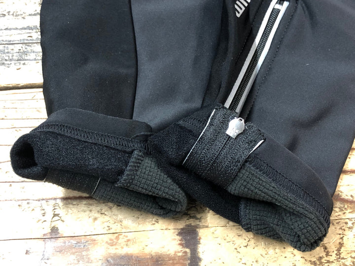 JV391 シマノ SHIMANO レッグウォーマー 黒 L 裏起毛 GORE WINDSTOPPER