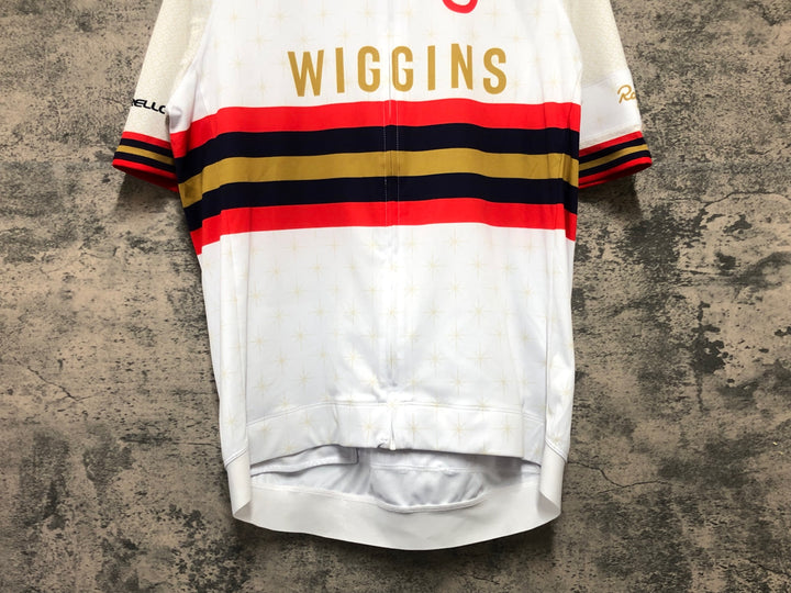 KL480 ラファ Rapha CORE JERSEY WIGGINS 半袖 サイクルジャージ 白 L