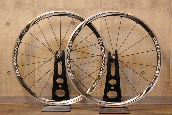 シマノ SHIMANO デュラエース DURA-ACE WH-9000-C35-CL アルミ/カーボン クリンチャー ホイールセット シマノ 11/12S 15C ナローリム【名古屋店】