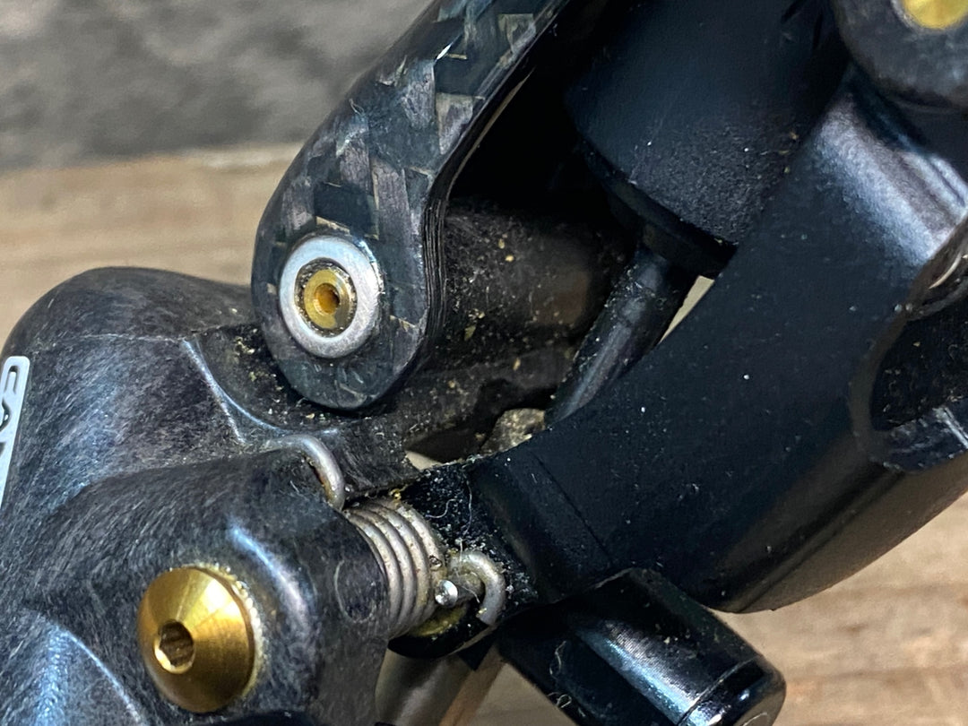 JO239 カンパニョーロ CAMPAGNOLO スーパーレコード SUPER RECORD 11 RD12-SR リアディレイラー EPS ※カーボン補修の為ジャンク