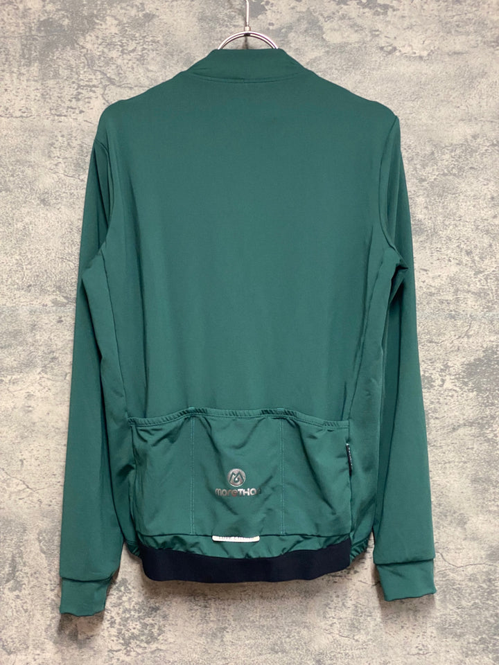 KB557 モーゼン morethan 長袖 サイクルジャージ 緑 L
