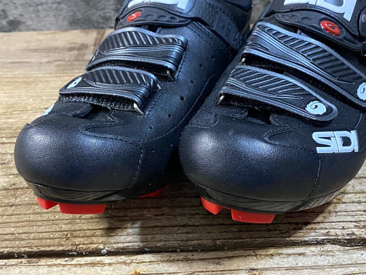 KG391 シディ SIDI TRACE MTB ビンディングシューズ 黒 SPD EU42 ※ペン字あり