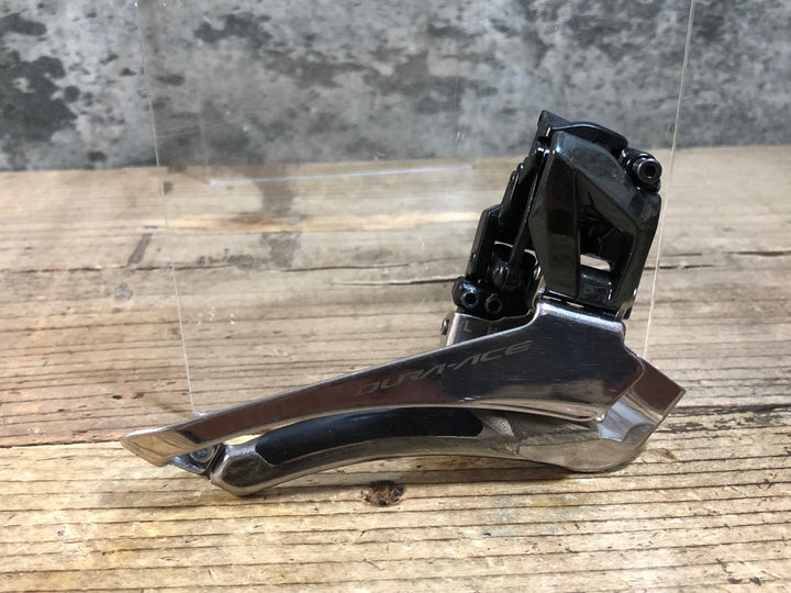 KH307 シマノ SHIMANO デュラエース DURA-ACE FD-R9100 フロントディレイラー 直付 2s ※座布団、固定ボルト欠品