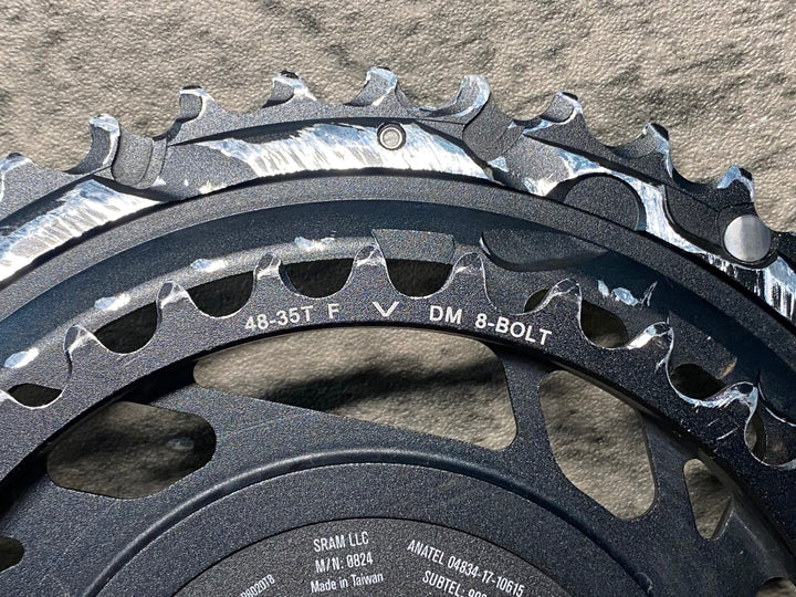 JQ883 スラム SRAM RED AXS E1 SRAM Red AXS Power Meter Kit E1 チェーンリング 48/35T 12S 接続確認済み