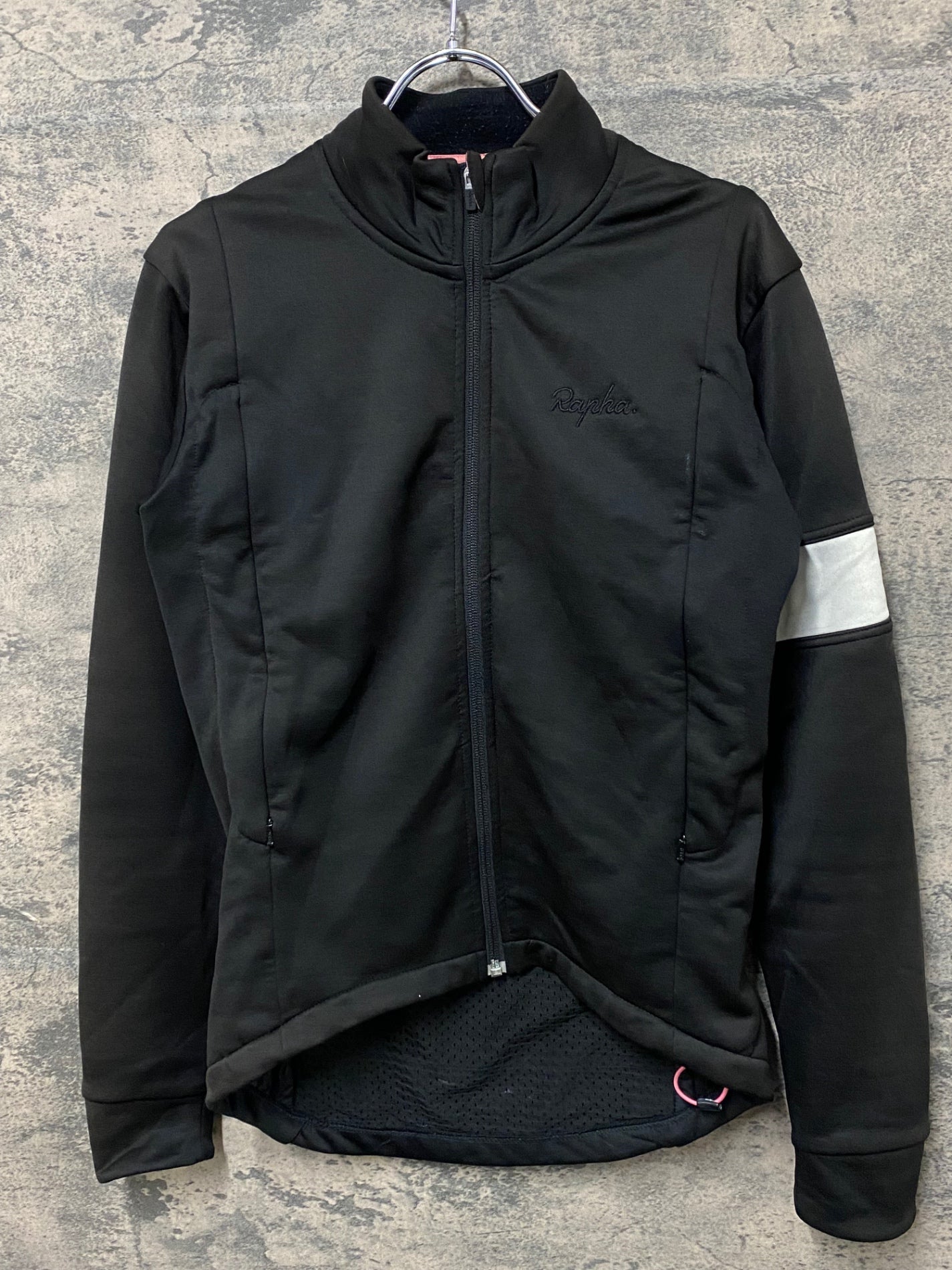 KF615 ラファ Rapha WINTER JERSEY 長袖 サイクルジャージ 黒 S ※毛玉