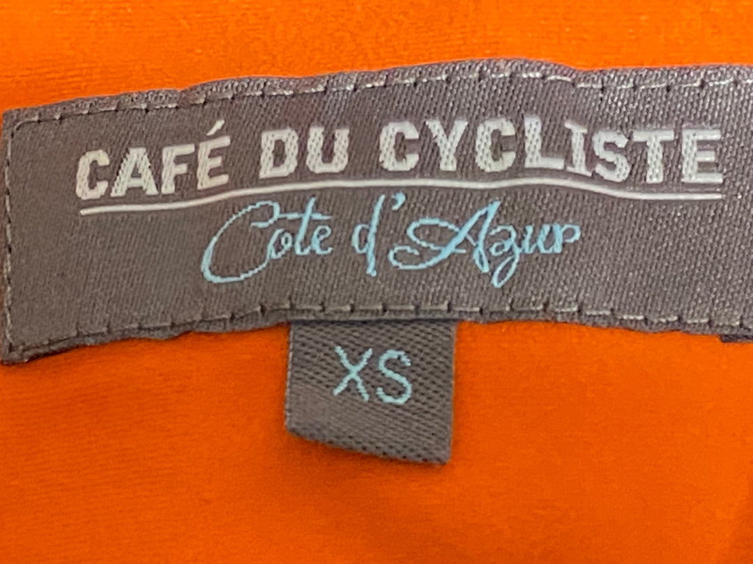 JP712 カフェドシクリステ Cafe du Cycliste マーガレット MARGUERITE MEN 長袖 サイクルジャージ 黒 XS 裏起毛