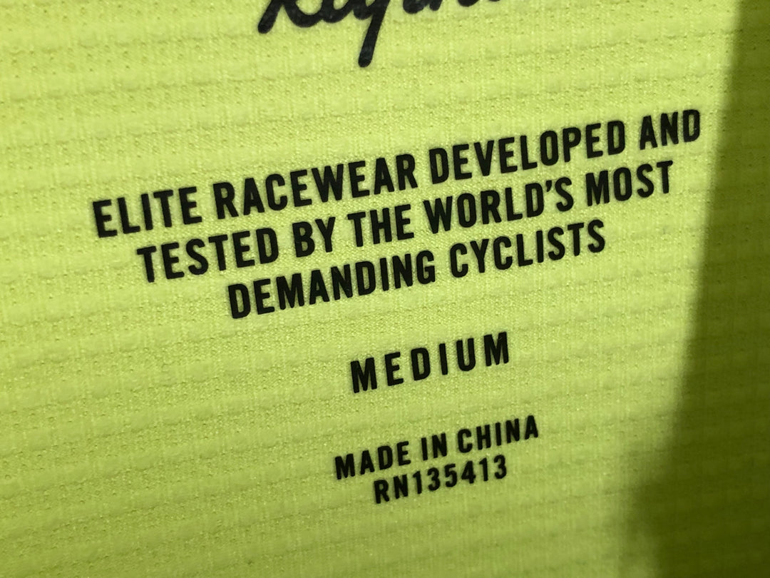 JF368 ラファ Rapha PRO TEAM LONG SLEEVE THERMAL JERSEY 長袖 サイクルジャージ 黄 M
