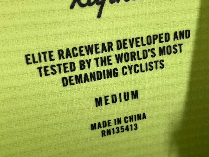 JF368 ラファ Rapha PRO TEAM LONG SLEEVE THERMAL JERSEY 長袖 サイクルジャージ 黄 M