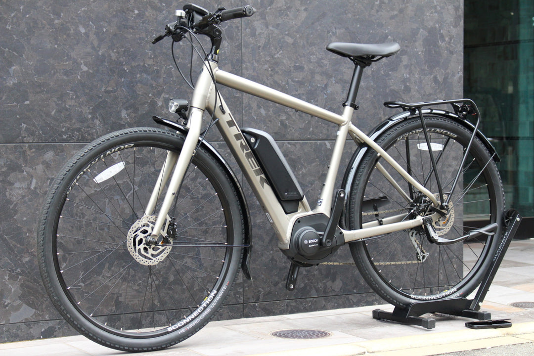 【店頭受け取り限定】トレック TREK VERVE＋2 2021年 Mサイズ シマノ アリビオ M3100 MIX 9S アルミ クロスバイク E-BIKE 【福岡店】