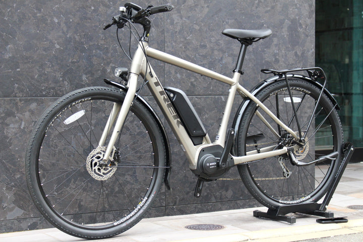 【店頭受け取り限定】トレック TREK VERVE＋2 2021年 Mサイズ シマノ アリビオ M3100 MIX 9S アルミ クロスバイク E-BIKE 【福岡店】