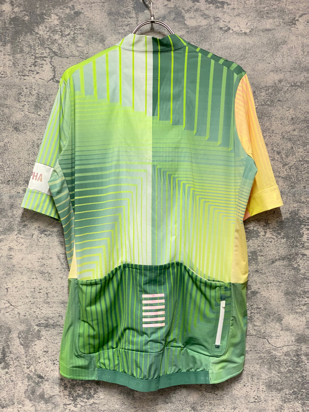 KD125 ラファ Rapha TUNNEL VISION PT JERSEY 半袖 サイクルジャージ 緑 XXL