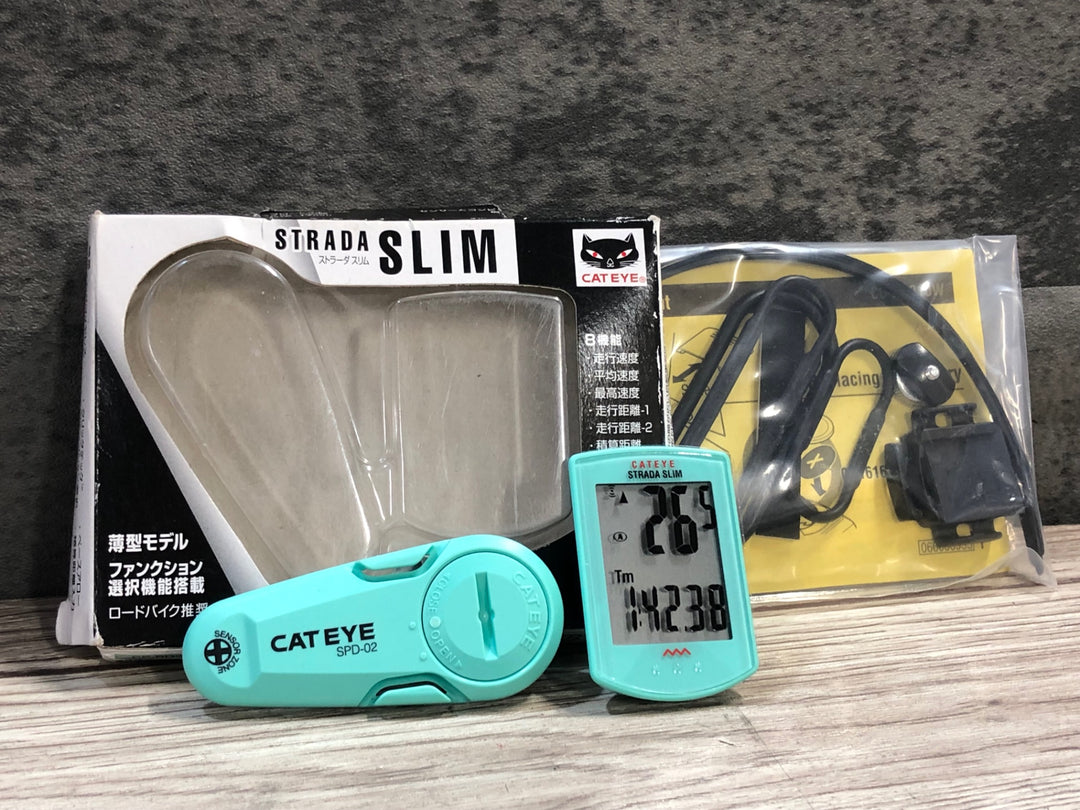 JX851 キャットアイ CATEYE ストラーダスリム STRADA SLIM CC-RD310W サイクルコンピューター ※未使用